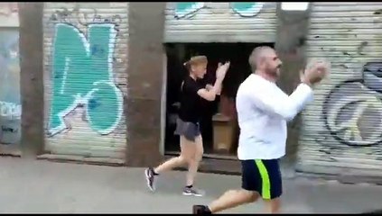 Protestas vecinales contra el Tanatorio de Sants