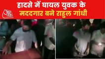 Rahul Gandhi helped an injured man during hi Kerala visit