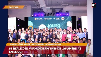 Se realizó el vi foro de jóvenes de las américas en EE.UU