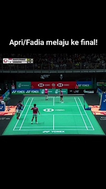 Winner poin Apri/Fadia vs Korea in Malaysia open 2022