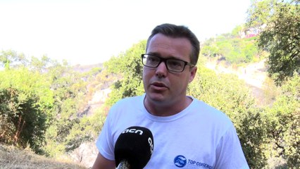 Afectats per l'incendi de Castell d'Aro parlen de com han viscut el foc