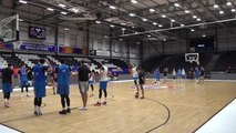 NEWCASTLE - A Milli Erkek Basketbol Takımı, Büyük Britanya maçı hazırlıklarını tamamladı