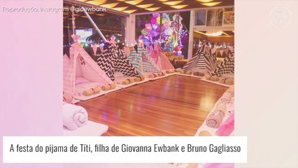Giovanna Ewbank mostra aniversário da filha, Títi, com festa do pijama e dia da beleza. Fotos!