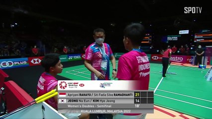 BWF WD  Semifinals  RAHAYU  RAMAD vs JEONG  KIM HL
