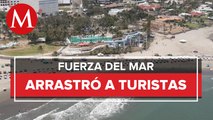 Mueren ahogados tres turistas en playa Chachalacas, Veracruz