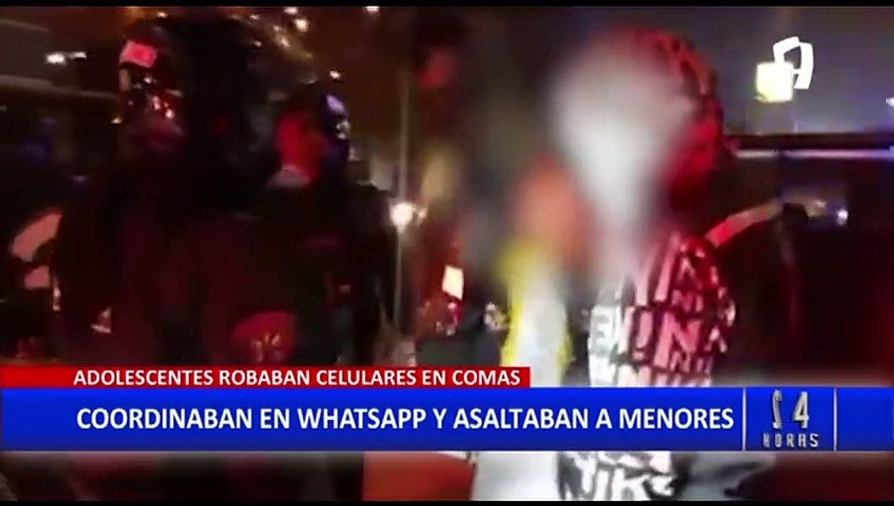 Comas: capturan a banda criminal conformada por menores de edad