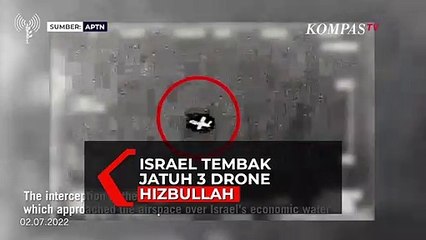 Israel Klaim Tembak Jatuh 3 Drone Milik Hizbullah Lebanon