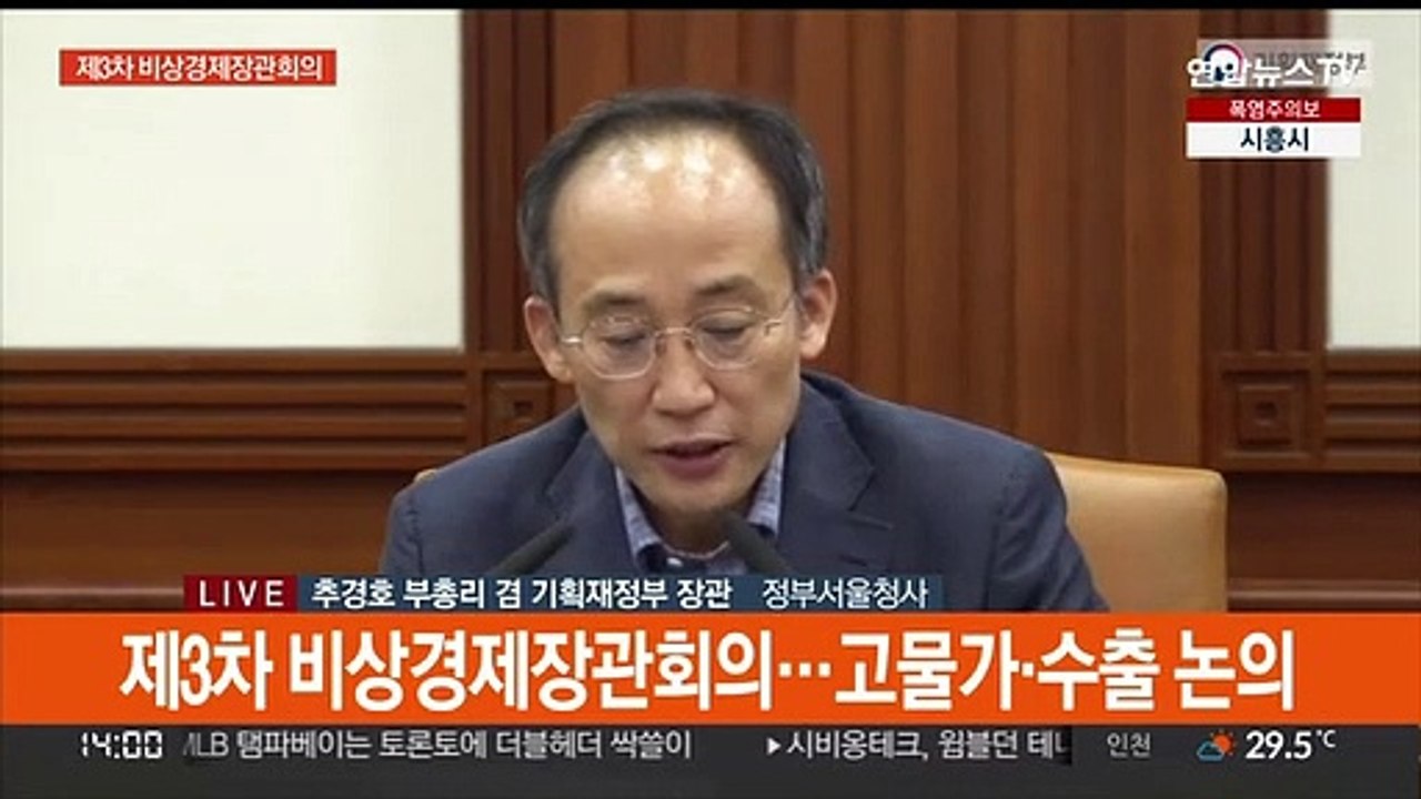[현장연결] 추경호 "해외 변수의 국내 영향 강해지며 경기 불확실성 커져"