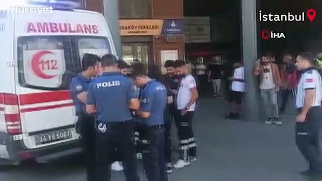 İstanbul Boğazı’ndaki vapur kazası kamerada
