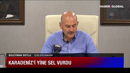 Bakan Soylu, Batı Karadeniz'deki selin bilançosunu açıkladı