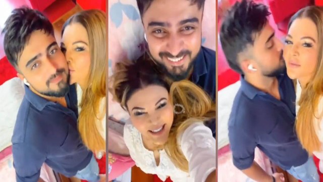 Rakhi Sawant का BF Adil को Kiss करते हुए video हुआ viral, Instagram पर video किया Post *Bollywood