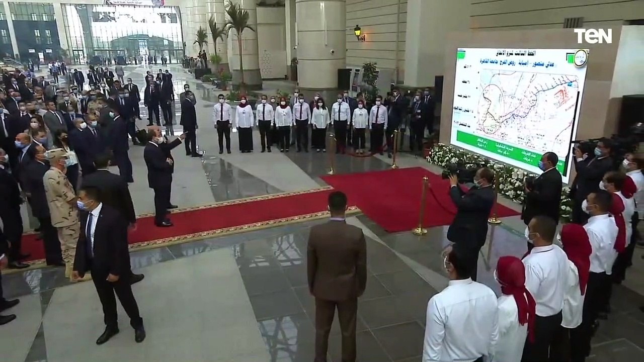 بحضور الرئيس السيسي.. شاهد لحظة التشغيل للمرحلة...