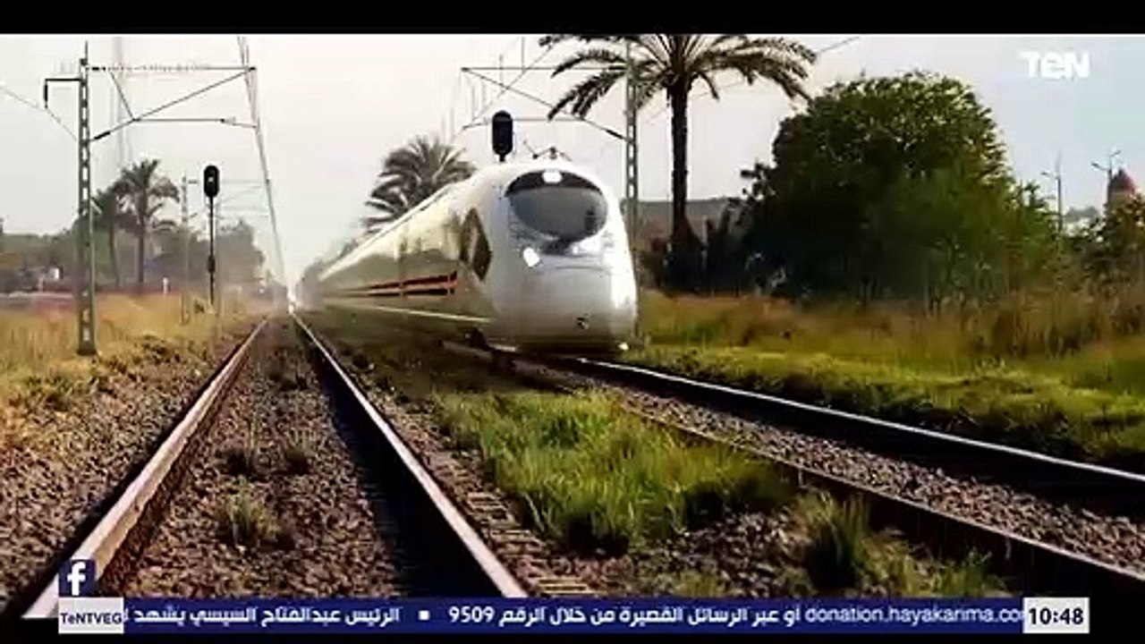 الرئيس السيسي يشاهد فيلما تسجيليا بعنوان "شرايين الأمل" خلال افتتاح محطة عدلي منصور
