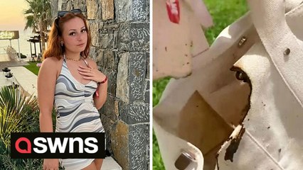 UK woman was shocked when her Primark bag went up in flames