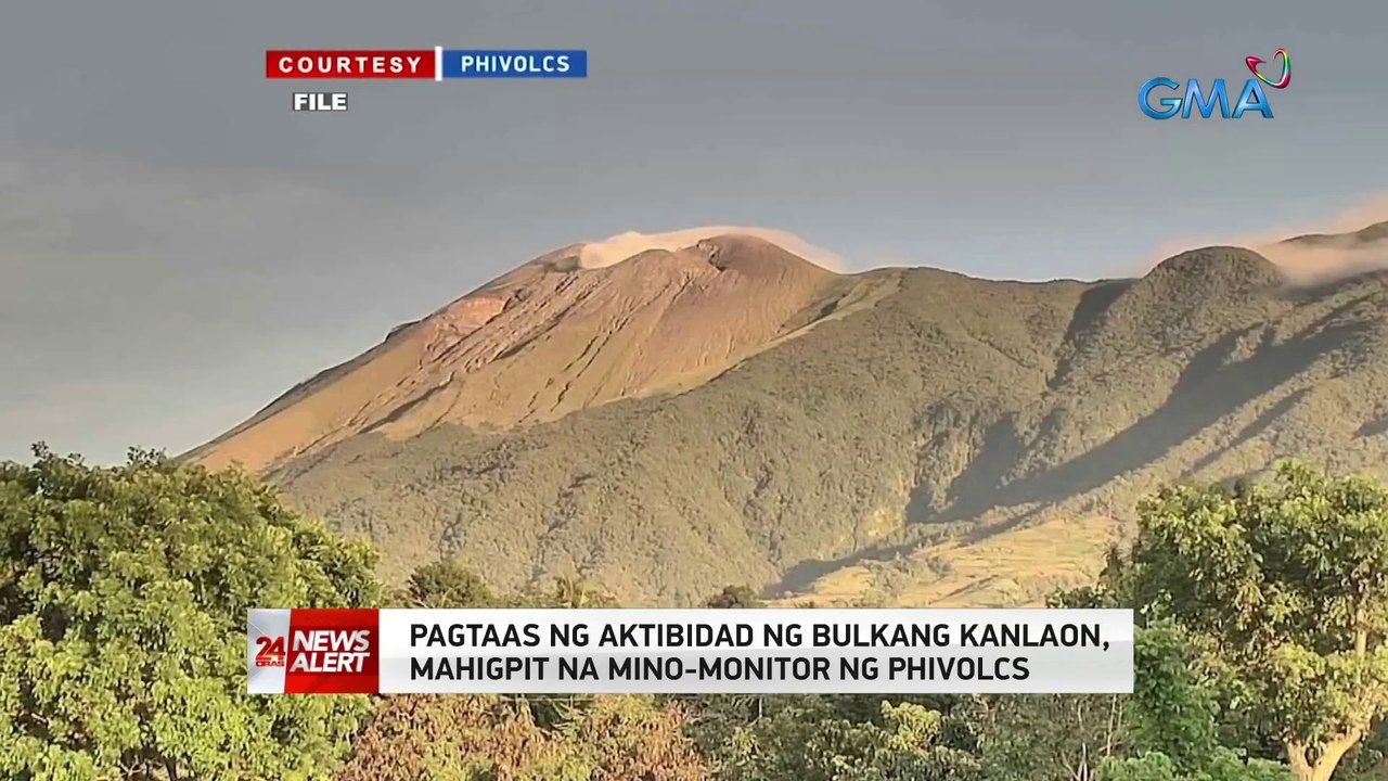 Pagtaas ng aktibidad ng Bulkang Kanlaon, mahigpit na mino-monitor ng PHIVOLCS | 24 Oras News Alert