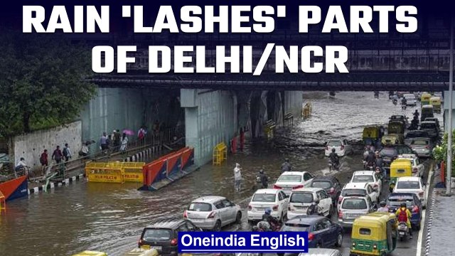 Delhi/NCR: Rain lashes parts of the National Capital, traffic snarls | Oneindia News *News