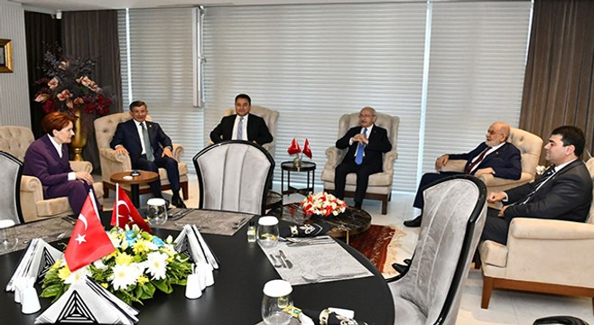 Altılı masa beşinci kez buluştu