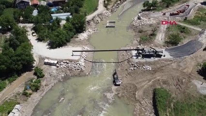 MSB, BARTIN'DA GEÇİCİ KÖPRÜ KURUYOR