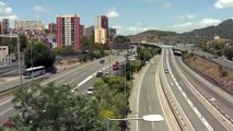 Carreteras del Área Metropolitana de Barcelona en una operación retorno