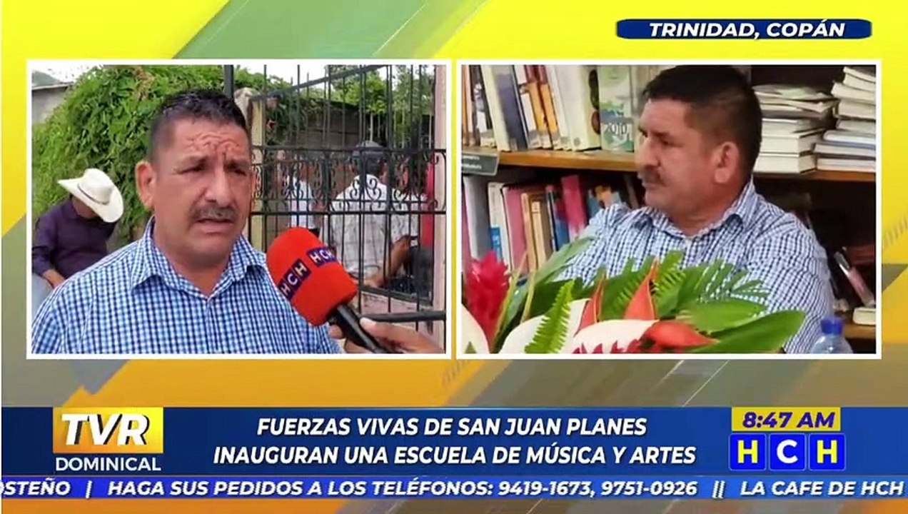Inauguran escuela de música y artes en Trinidad, Copán