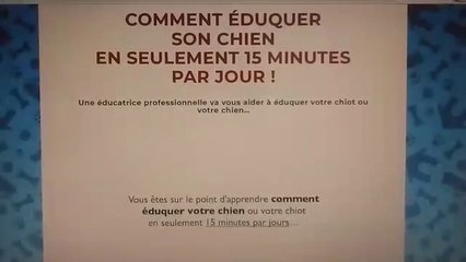 COMMENT ÉDUQUER SON CHIEN EN SEULEMENT 15 MINUTES PAR JOUR !