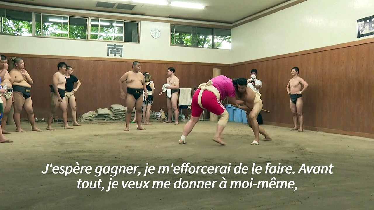 Japon: loin de la guerre, l'équipe ukrainienne de sumo s'entraîne pour la gloire