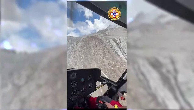 Seis muertos y ocho heridos en desprendimiento de glaciar en Álpes italianos