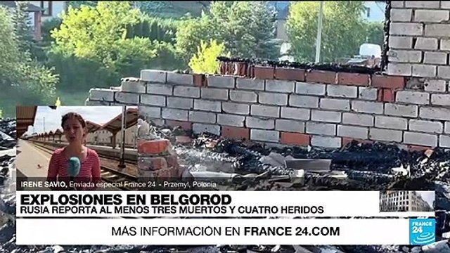 Informe desde Przemyl: al menos tres personas muertas por explosiones en Belgorod