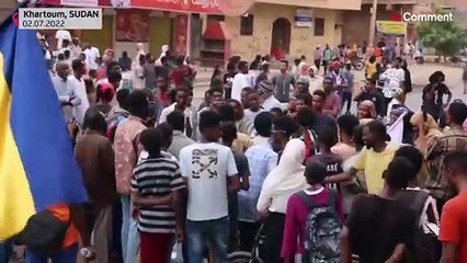 Pro-democracy protesters clash with police in Sudan