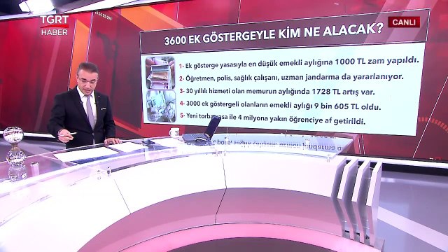 3600 Ek Gösterge Maaşlara Nasıl Yansıyacak? Kim Ne Alacak? - Ferhat Ünlü ile Hafta Sonu Ana Haber