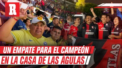 El COLOR del América vs Atlas ll Las Águilas no pudieron hacer pesar la localía