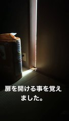 扉を開ける事を覚えました