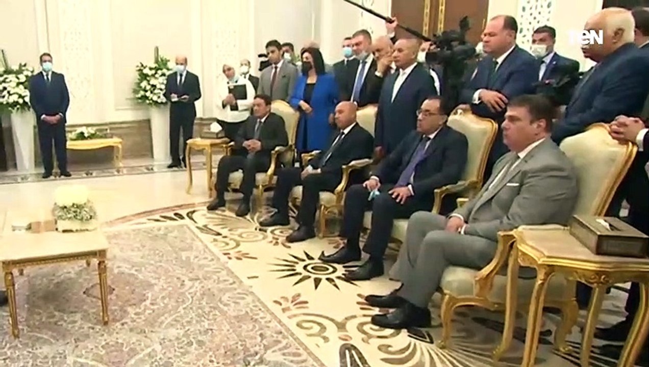 السيسي: أخشى إن الناس ما تحسش بنعمة ربنا وتجحد فضله. وأنا عارف ربنا ساعدنا قد إيه