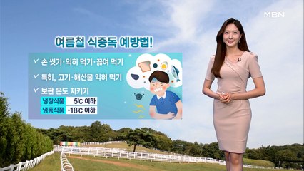 [굿모닝MBN 날씨]무더위 속 전국 소나기…제주·남해안 비
