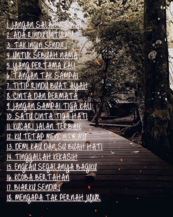 Lagu nostalgia paling dicari (cover album tembang kenangan era 90an)