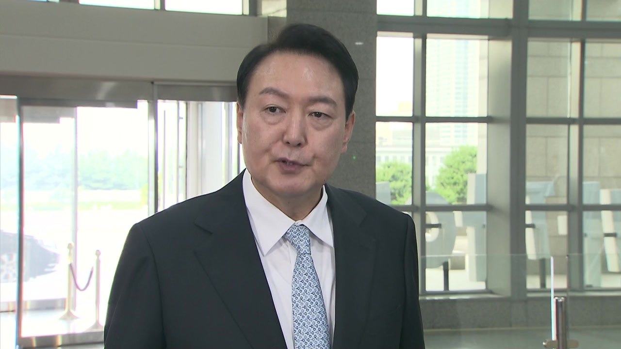 [현장영상+] 尹, 김승희 임명 여부 "신속 결론...文정부 비할 바 아냐" / YTN