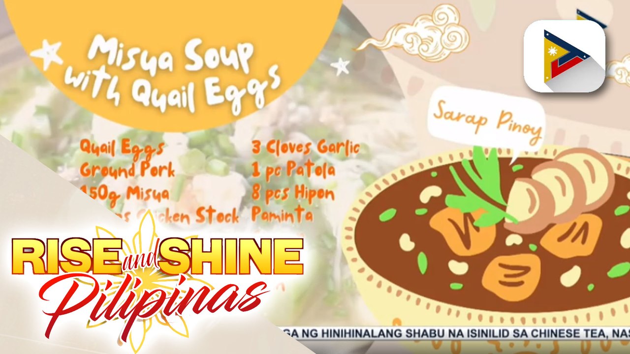 SARAP PINOY | Misua soup with quail eggs