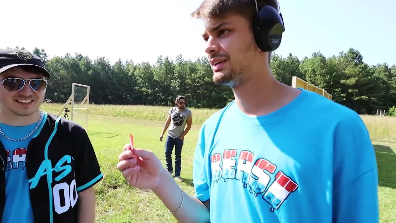 Can 50,000 Magnets Catch A Cannon Ball