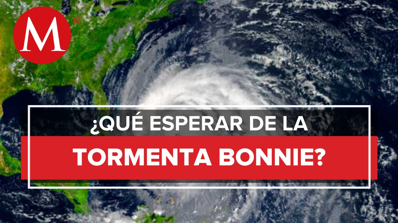 La tormenta tropical 'Bonnie podría convertirse en huracán el lunes