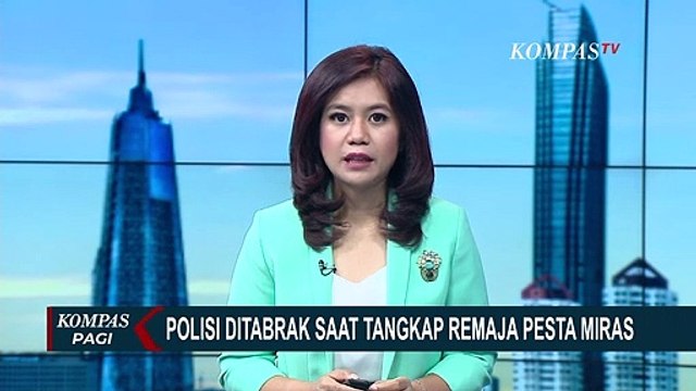 Personel Polresta Bandar Lampung Ditabrak oleh Remaja yang Sedang Pesta Miras!