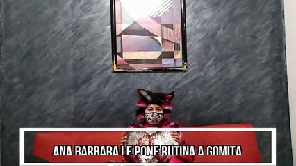 ANA BARBARA LE PONE RUTINA A GOMITA