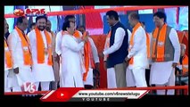 PM Modi Public Meeting _ Amith Shah Slams KCR _ Modi Hyderabad Tour _ V6 Weekend Teenmaar (1)