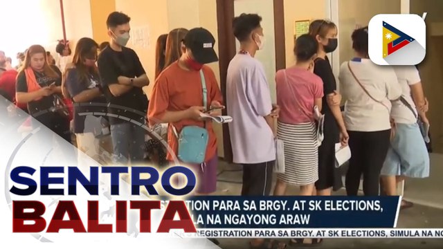 Voter’s registration para sa Barangay at SK elections, simula na ngayong araw; Mga edad 15-17, maaari na ring magparehistro para sa SK elections