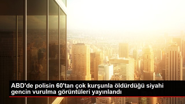 Son dakika haber... ABD'de polisin 60'tan çok kurşunla öldürdüğü siyahi gencin vurulma görüntüleri yayınlandı