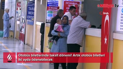 Otobüs biletlerinde taksit dönemi