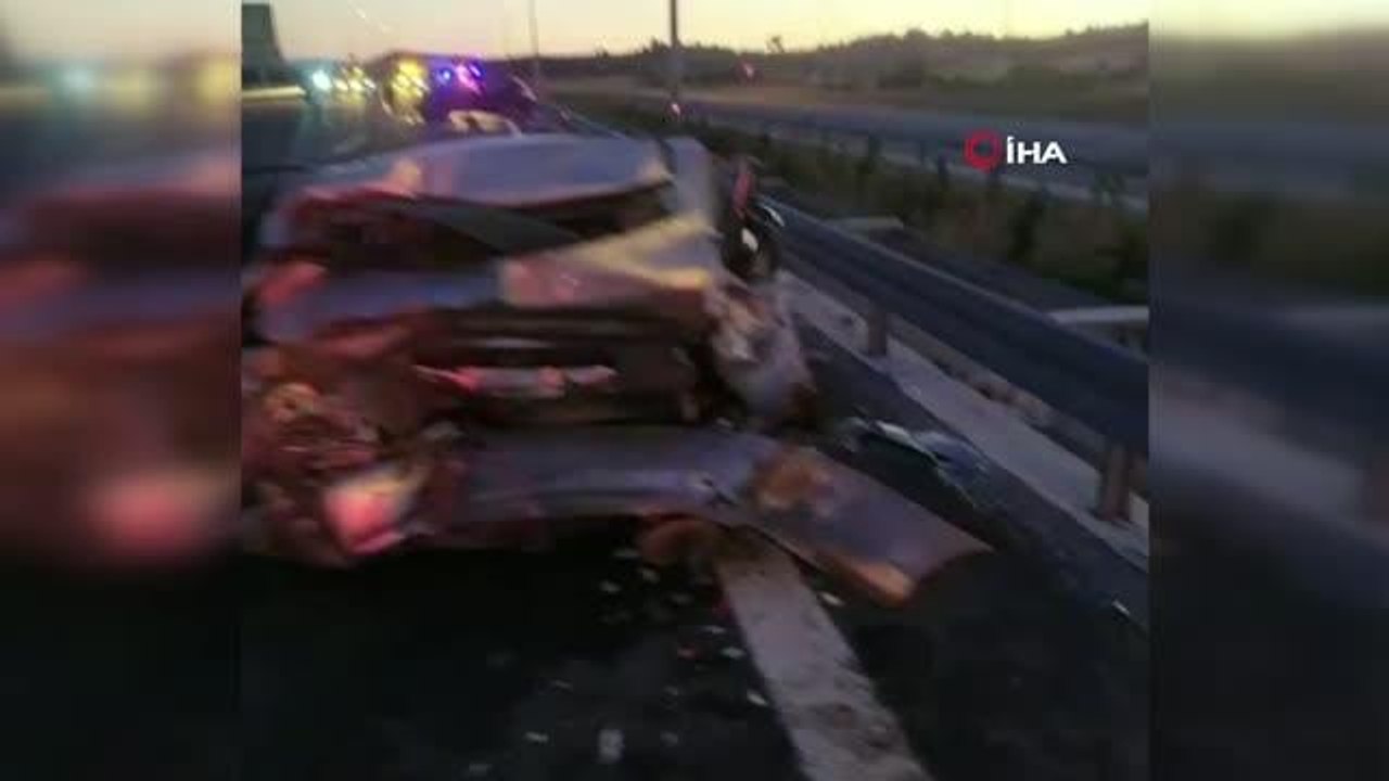 Son dakika haber: İstanbul İzmir Otobanı'nda feci kaza... Aynı aileden 5 kişi hayatını kaybetti