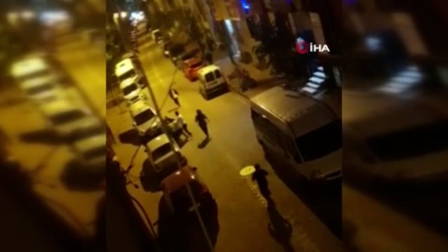 İki ailenin kavgasında ortalık savaş alanına döndü