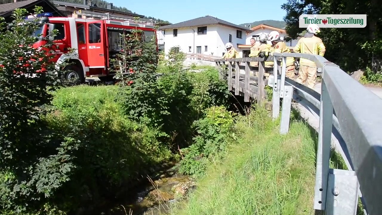 Tiroler (46) starb nach Sturz in Bachbett in der Wildschönau
