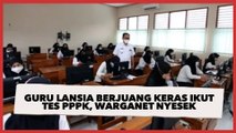 Guru Lansia Berjuang Keras Ikut Tes PPPK, Warganet Nyesek: Pegang Mouse Saja Mungkin Gemetaran