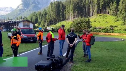 Marmolada, il punto del soccorso alpino di Canazei